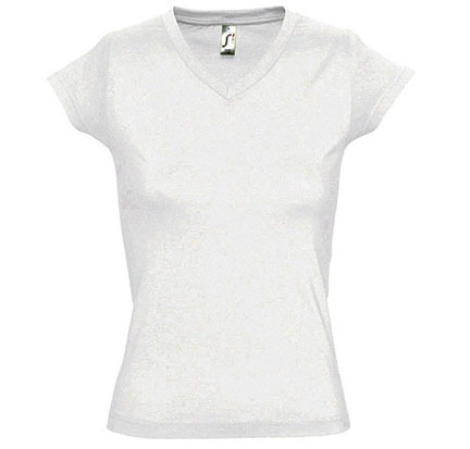 Ladies V-Neck Moon