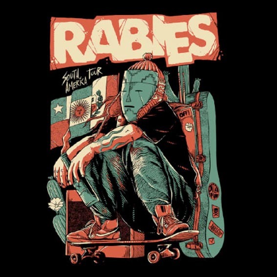 Rabes. Skateboard. South Amerika Tour.