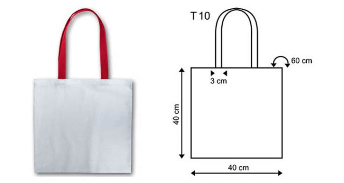 T_10 Výroba látkových tašek z barevných kontrastních materiálů