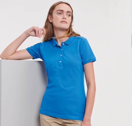 Russel Ladies‘ Fitted Stretch Polo